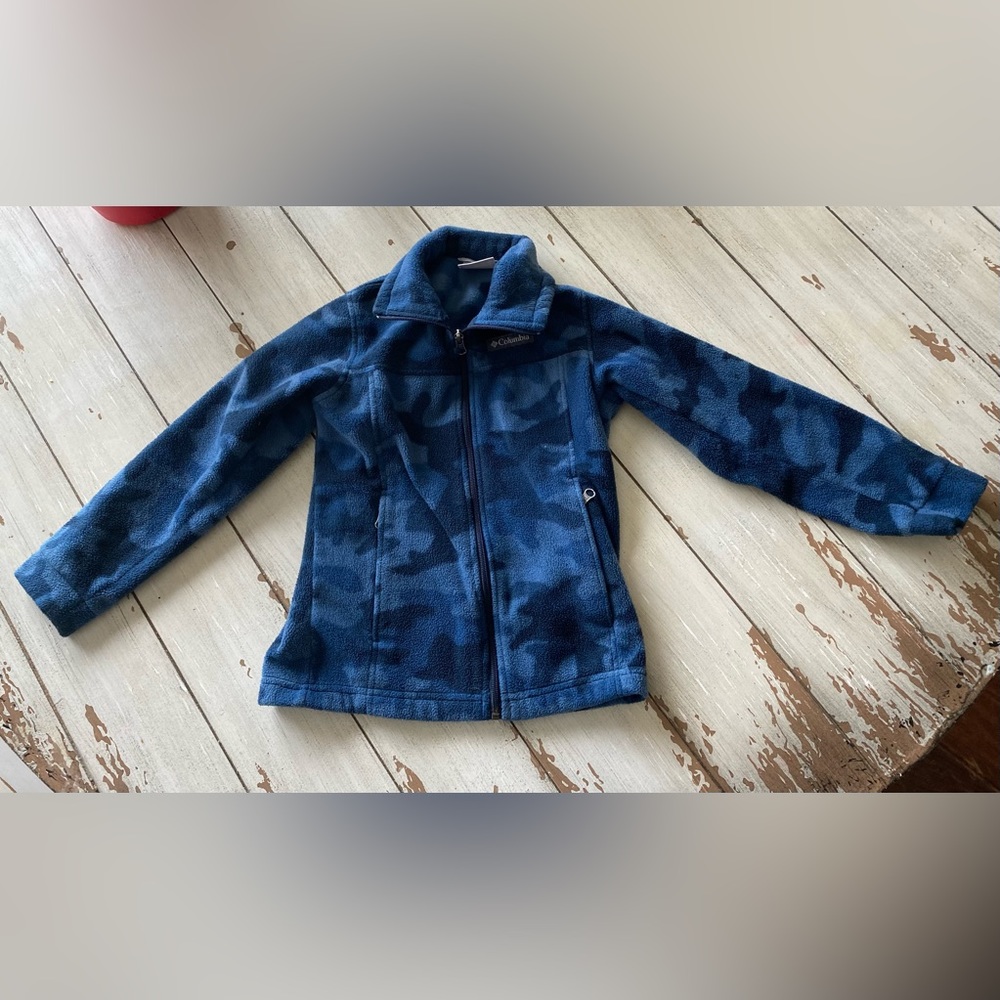 Boys Columbia Fleece Zip up small